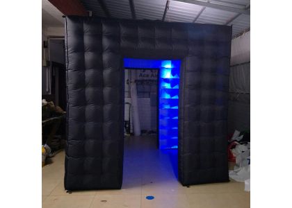 Customized  quality led inflatable photo booth backdrop social booth balloon