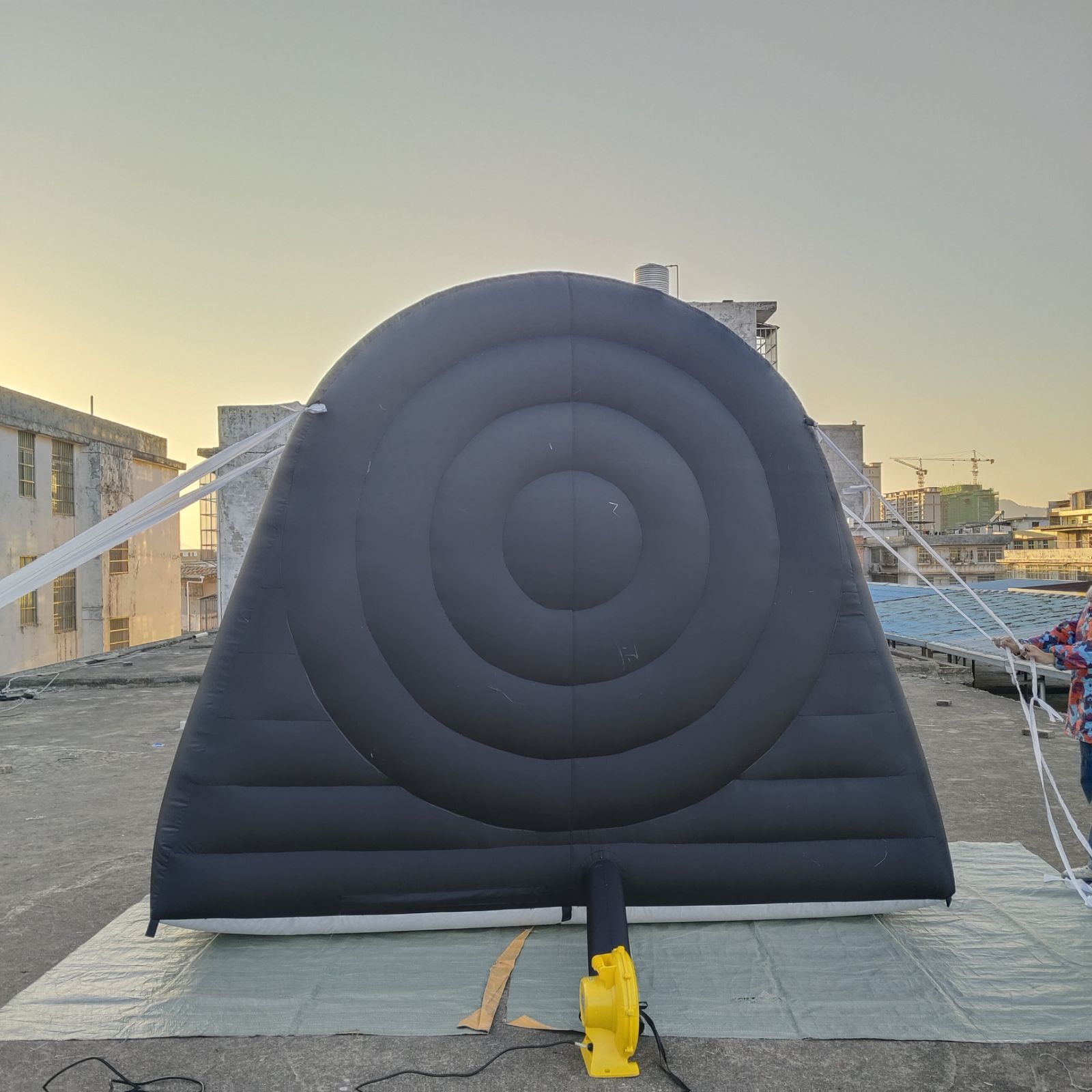 Inflatable Football Target Hit Games