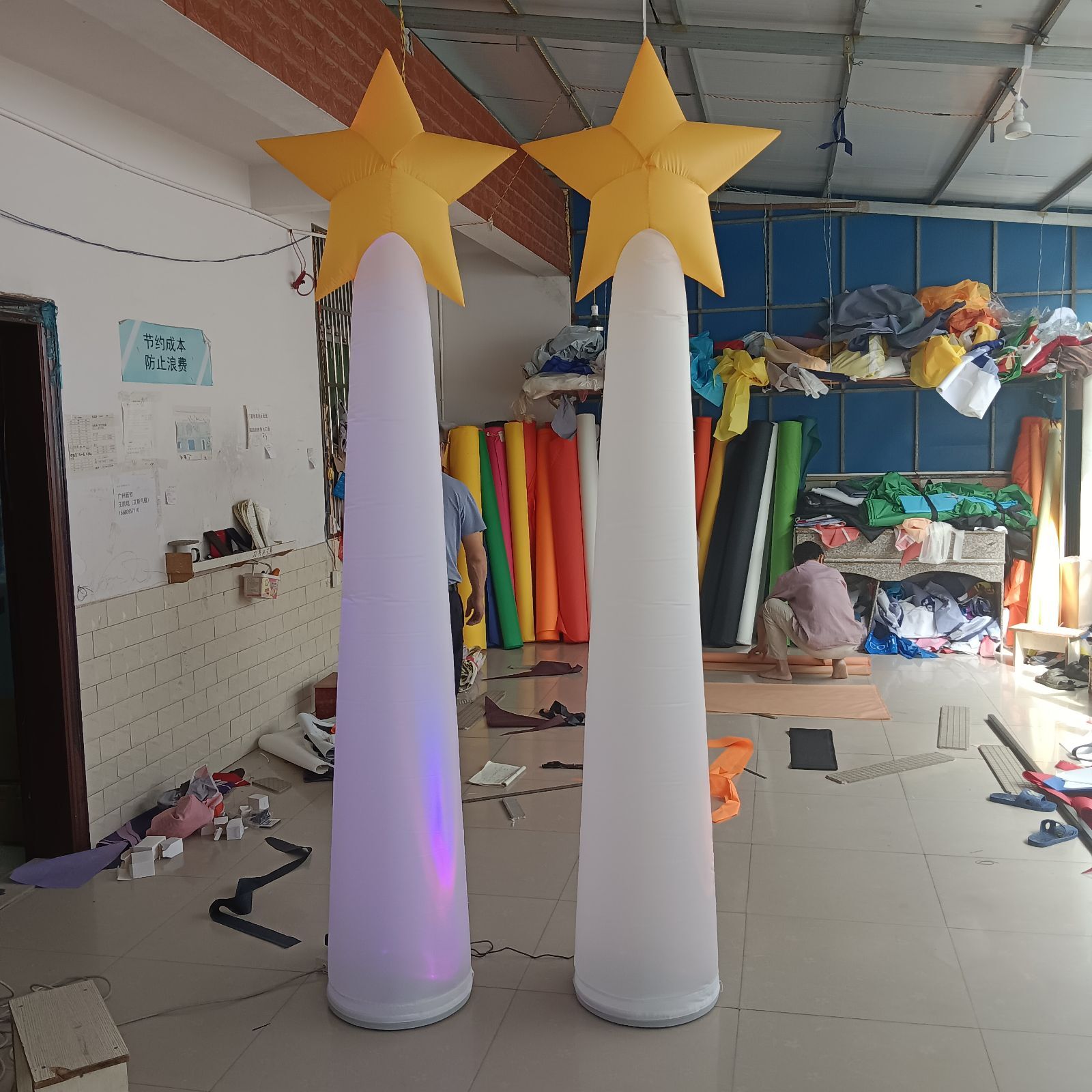Inflatable Lucky Star Pillars