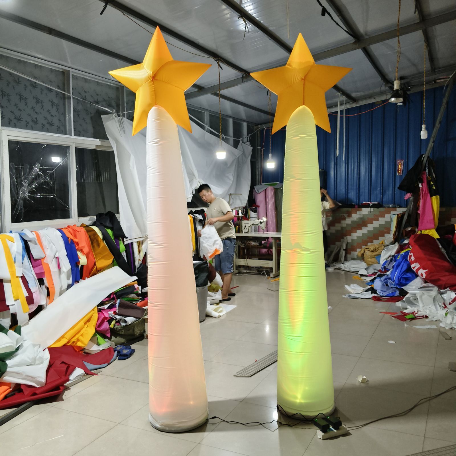 Inflatable Lucky Star Pillars