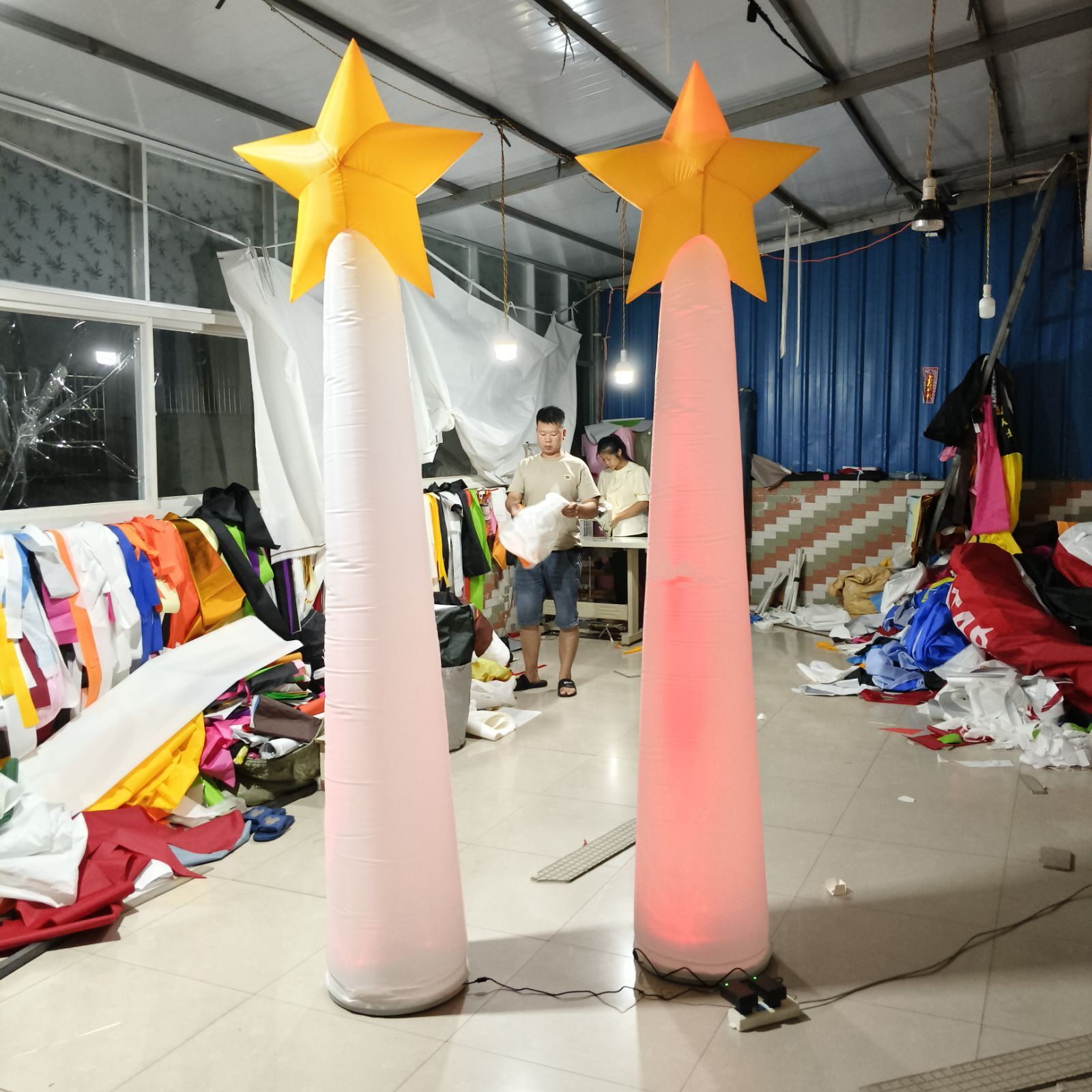 Inflatable Lucky Star Pillars
