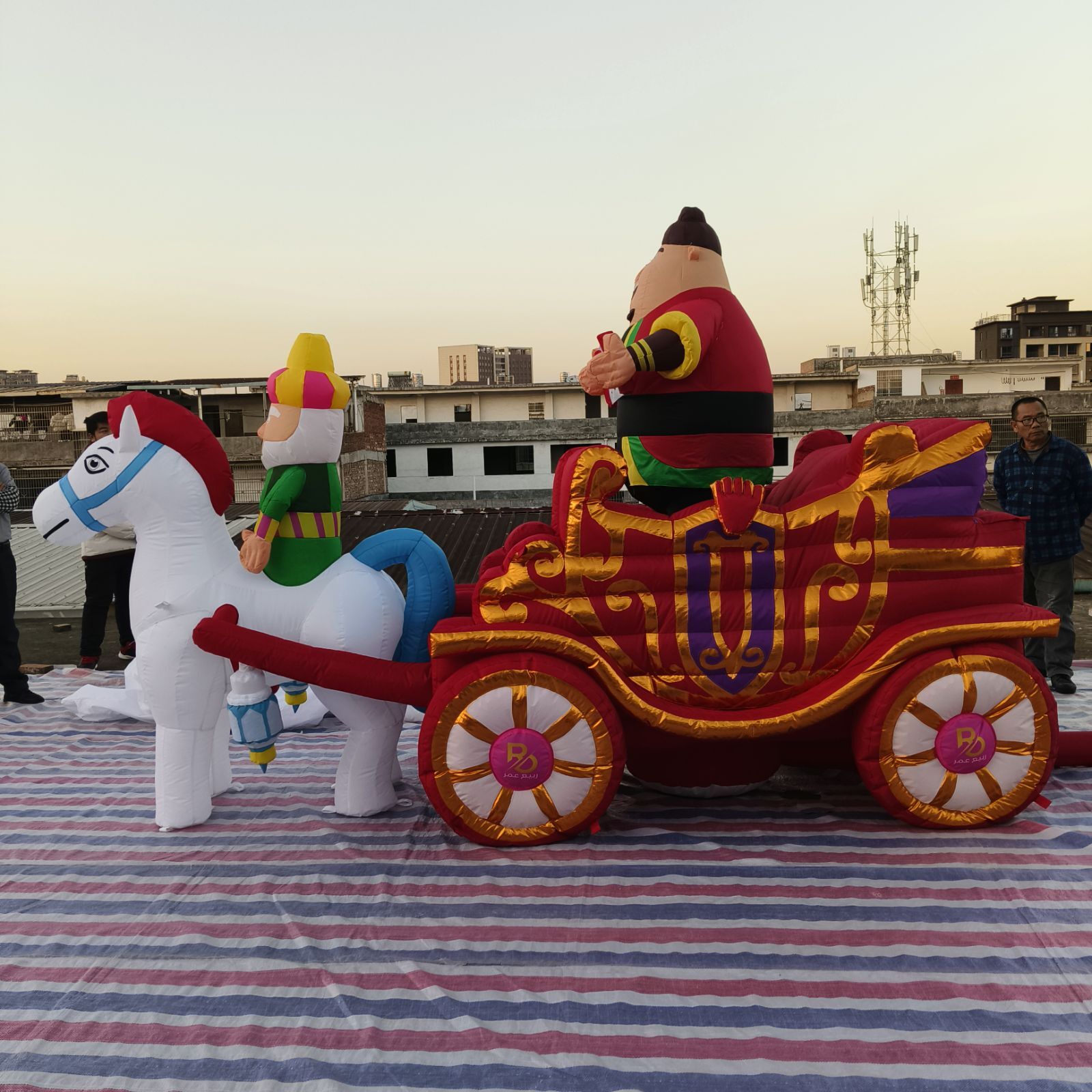 Inflatable Horse Carriage