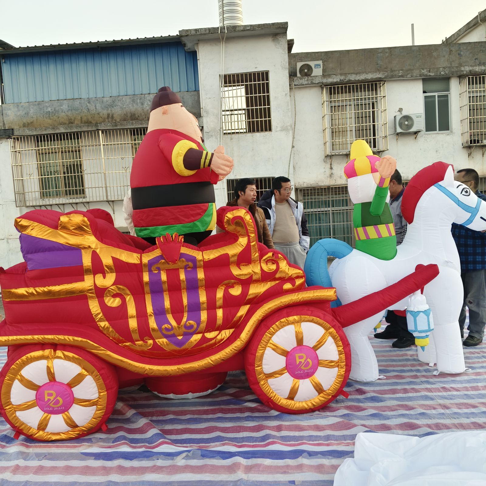 Inflatable Horse Carriage