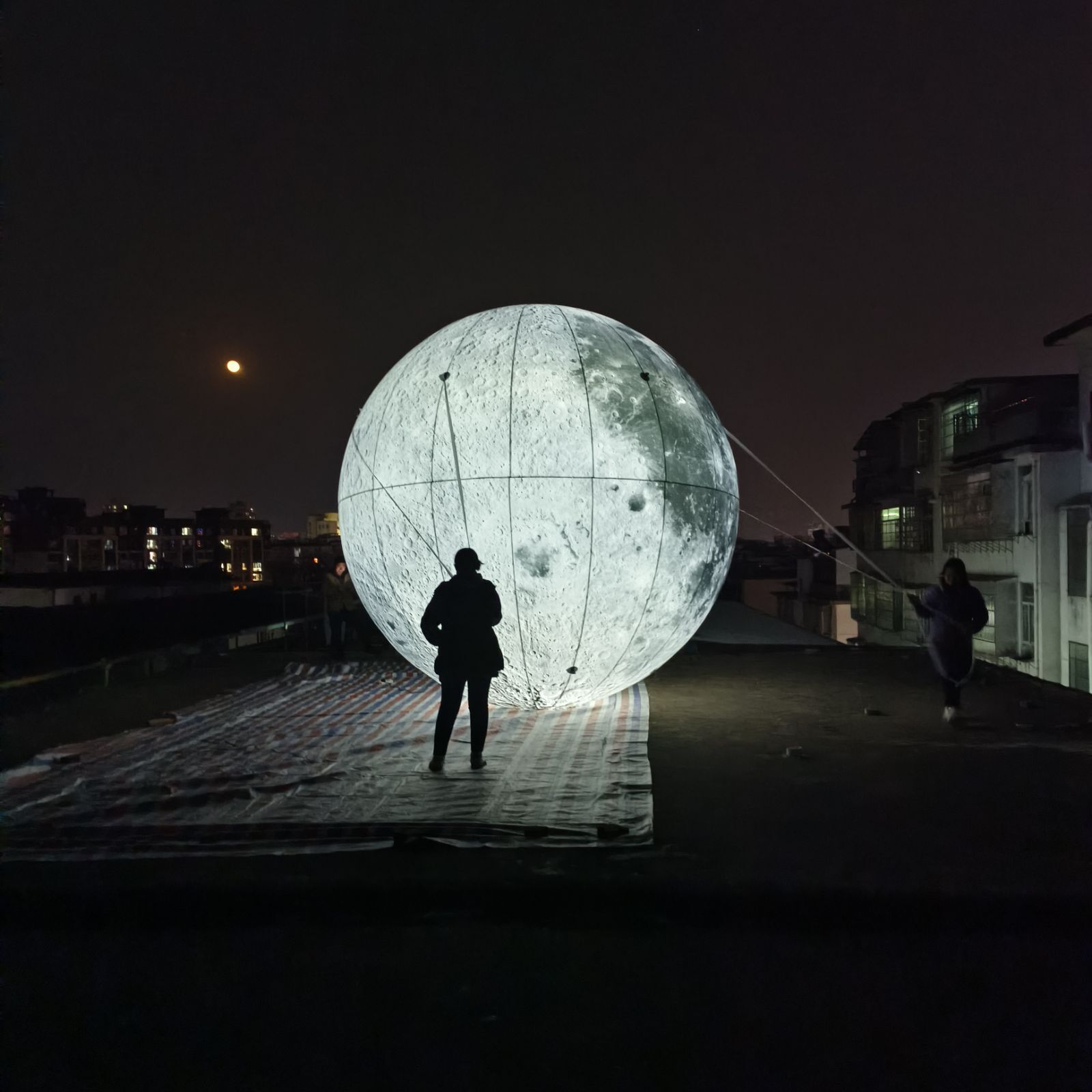 Inflatable Moon