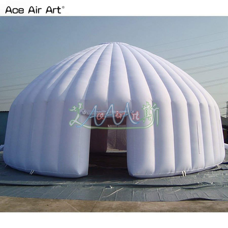 Portable Outdoor Camping Inflatable Air Dome Tent / Inflatable White Dome / Inflatable Igloo Camping Tent
