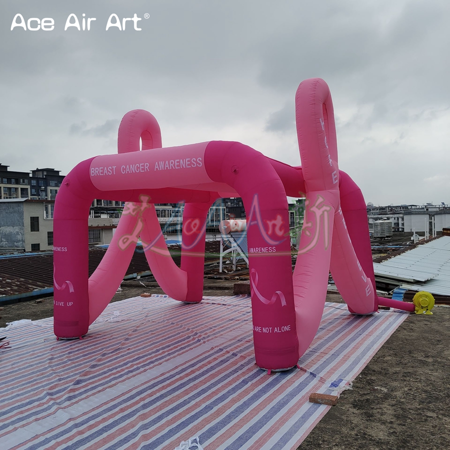 Popular Inflatable Breast Arch Tent with Logo for World Breast Cancer Awareness Day
