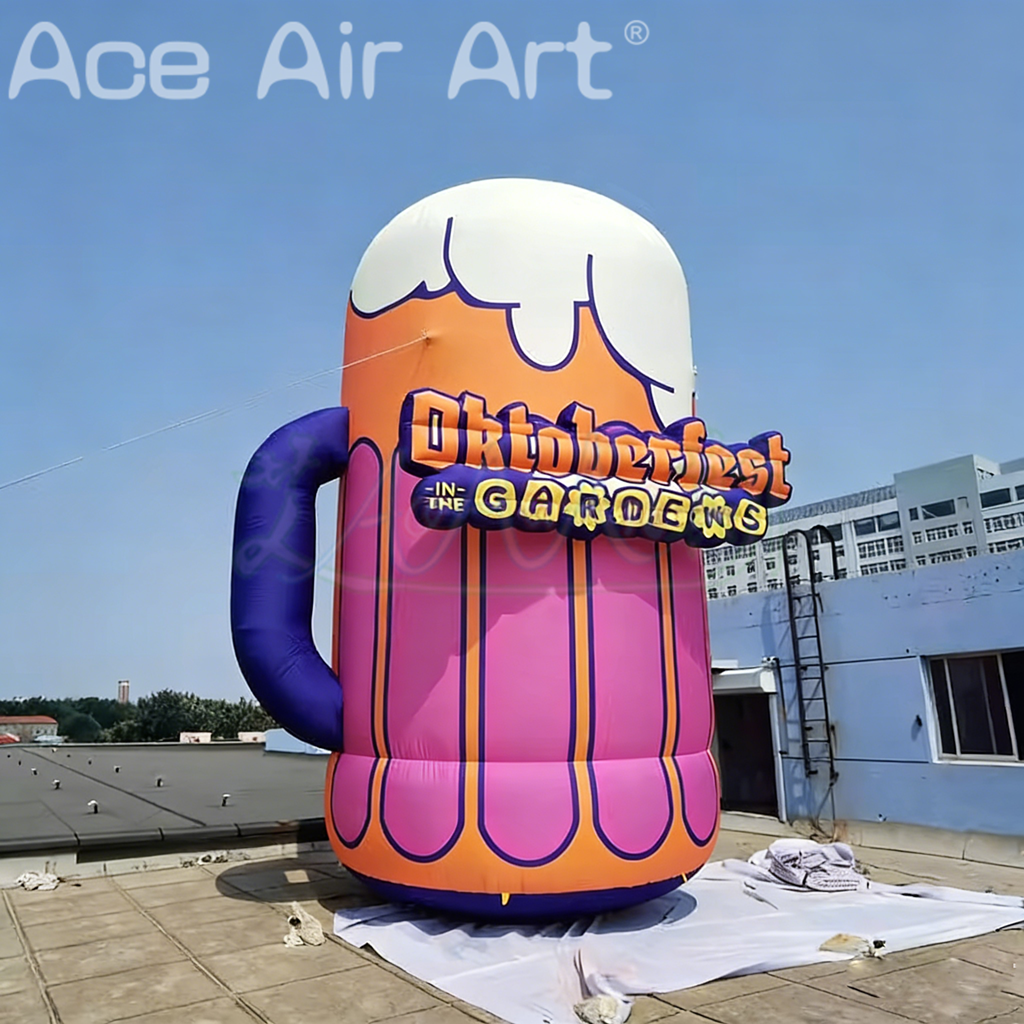 Party Giant Outdoor Advertising Balloon Model Inflatable Beer Mug Cup