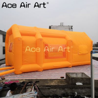 inflatable spray booth
